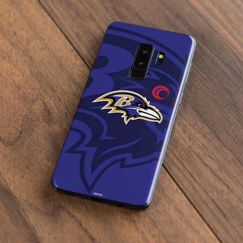 NFL Baltimore Ravens Double Vision Galaxy S9 Plus Skin