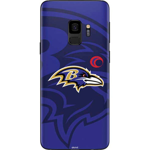 NFL Baltimore Ravens Double Vision Galaxy S9 Skin
