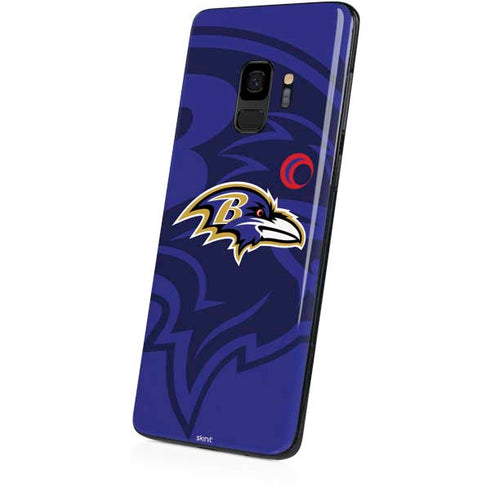 NFL Baltimore Ravens Double Vision Galaxy S9 Skin