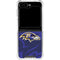 NFL Baltimore Ravens Double Vision Galaxy Z Flip5 5G Clear Case