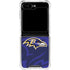 NFL Baltimore Ravens Double Vision Galaxy Z Flip5 5G Clear Case
