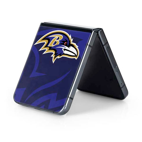 NFL Baltimore Ravens Double Vision Galaxy Z Flip5 5G Skin