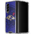 NFL Baltimore Ravens Double Vision Galaxy Z Fold4 5G Clear Case