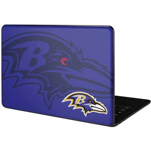 NFL Baltimore Ravens Double Vision Google Pixelbook Go Skin