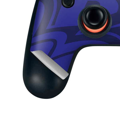 NFL Baltimore Ravens Double Vision Google Stadia Controller Skin