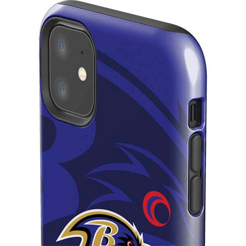 NFL Baltimore Ravens Double Vision iPhone 11 Impact Case