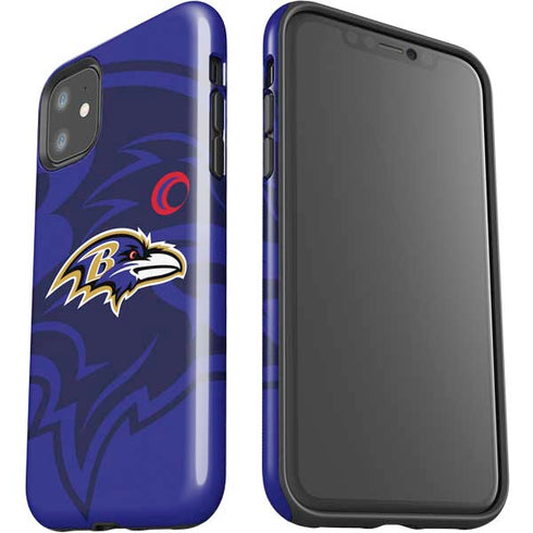 NFL Baltimore Ravens Double Vision iPhone 11 Impact Case