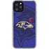 NFL Baltimore Ravens Double Vision iPhone 11 Pro Clear Case