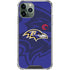 NFL Baltimore Ravens Double Vision iPhone 11 Pro Max Clear Case