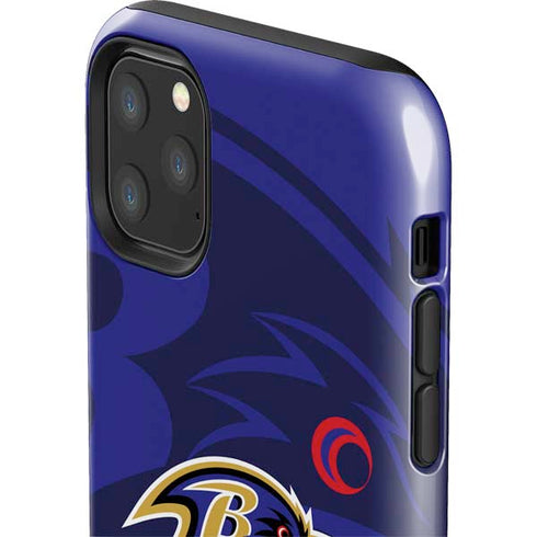 NFL Baltimore Ravens Double Vision iPhone 11 Pro Max Impact Case