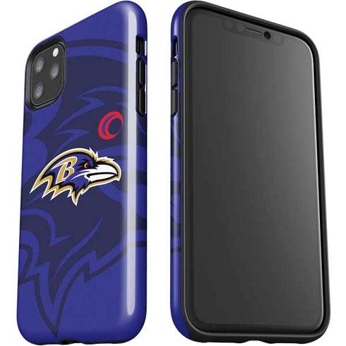 NFL Baltimore Ravens Double Vision iPhone 11 Pro Max Impact Case