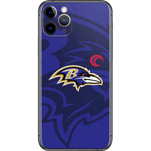 NFL Baltimore Ravens Double Vision iPhone 11 Pro Skin