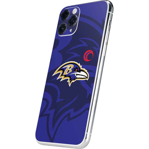 NFL Baltimore Ravens Double Vision iPhone 11 Pro Skin