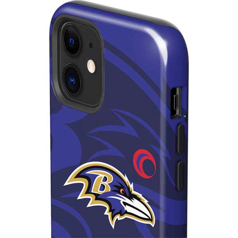 NFL Baltimore Ravens Double Vision iPhone 12 Impact Case