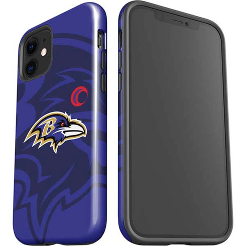 NFL Baltimore Ravens Double Vision iPhone 12 Impact Case