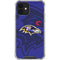NFL Baltimore Ravens Double Vision iPhone 12 Mini Clear Case