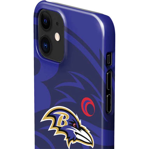 NFL Baltimore Ravens Double Vision iPhone 12 Mini Lite Case