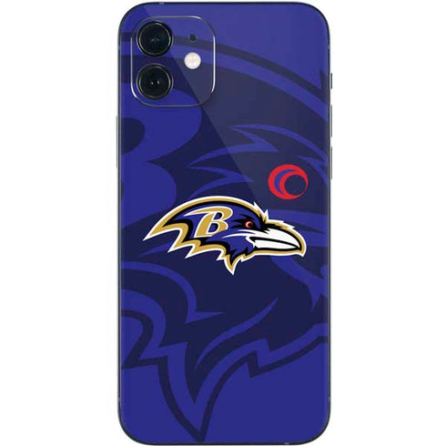 NFL Baltimore Ravens Double Vision iPhone 12 Mini Skin