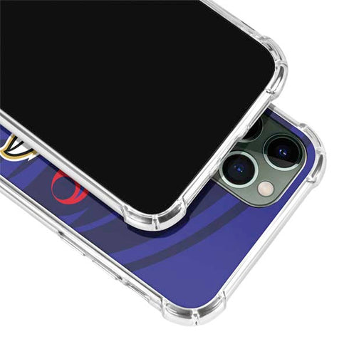 NFL Baltimore Ravens Double Vision iPhone 12 Pro Max Clear Case