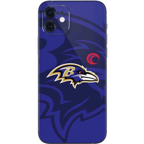 NFL Baltimore Ravens Double Vision iPhone 12 Skin