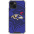 NFL Baltimore Ravens Double Vision iPhone 13 Clear Case