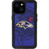 NFL Baltimore Ravens Double Vision iPhone 13 Mini Waterproof Case