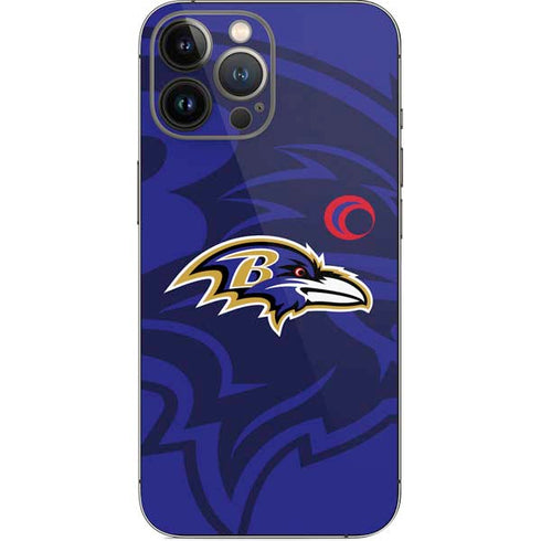 NFL Baltimore Ravens Double Vision iPhone 13 Pro Max Skin