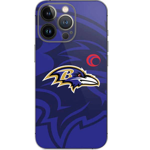 NFL Baltimore Ravens Double Vision iPhone 13 Pro Skin