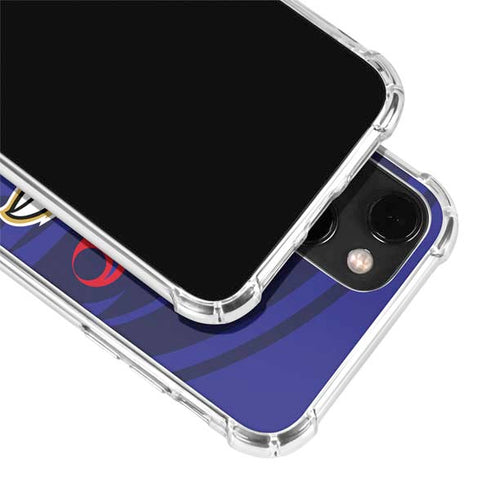 NFL Baltimore Ravens Double Vision iPhone 14 Clear Case
