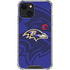 NFL Baltimore Ravens Double Vision iPhone 14 Plus Clear Case