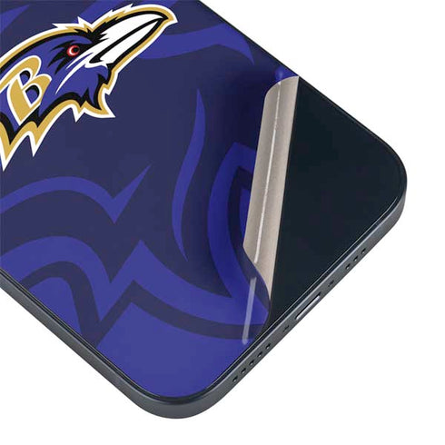 NFL Baltimore Ravens Double Vision iPhone 15 Plus Skin