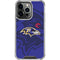 NFL Baltimore Ravens Double Vision iPhone 15 Pro Clear Case