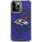 NFL Baltimore Ravens Double Vision iPhone 14 Pro Max Clear Case