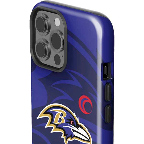 NFL Baltimore Ravens Double Vision iPhone 15 Pro Max Impact Case