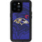 NFL Baltimore Ravens Double Vision iPhone 14 Pro Max Waterproof Case