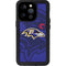 NFL Baltimore Ravens Double Vision iPhone 14 Pro Waterproof Case