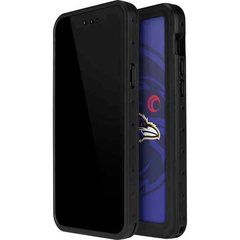 NFL Baltimore Ravens Double Vision iPhone 15 Waterproof Case