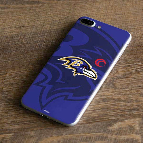 NFL Baltimore Ravens Double Vision iPhone 8 Plus Skin