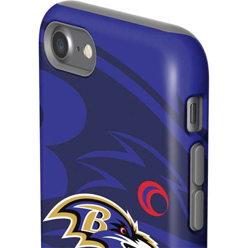 NFL Baltimore Ravens Double Vision iPhone SE (2nd & 3rd Gen) Pro Case