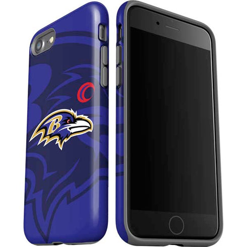 NFL Baltimore Ravens Double Vision iPhone SE (2nd & 3rd Gen) Pro Case