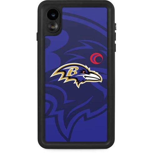 NFL Baltimore Ravens Double Vision iPhone XR Waterproof Case