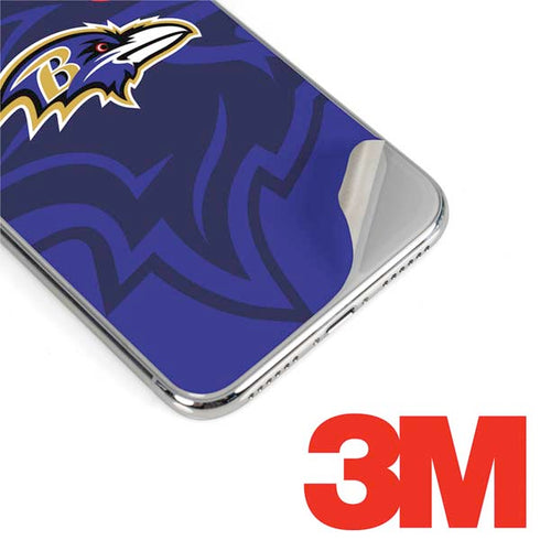 NFL Baltimore Ravens Double Vision iPhone XS Max Skin