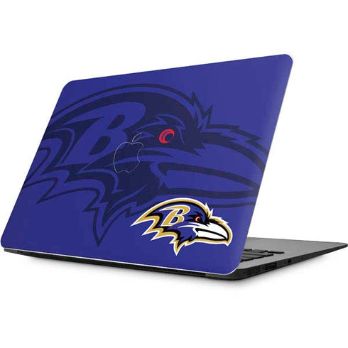 NFL Baltimore Ravens Double Vision Apple MacBook Skin