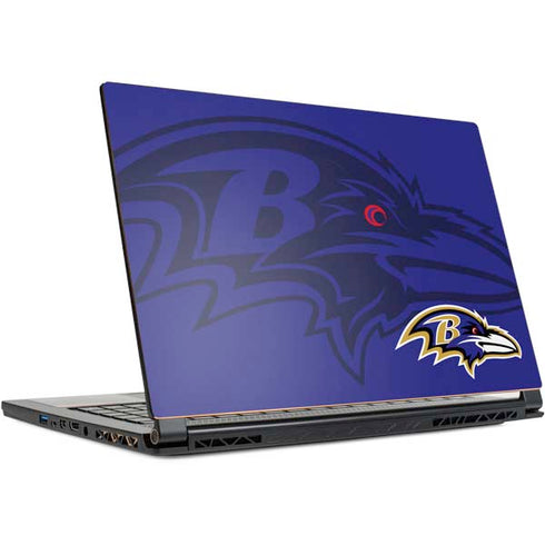 NFL Baltimore Ravens Double Vision MSI GS65 Stealth Laptop Skin