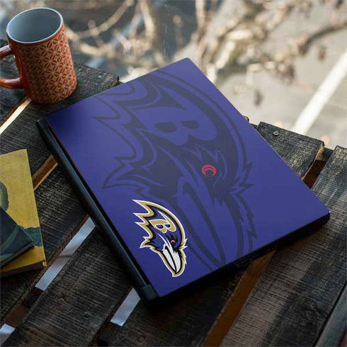 NFL Baltimore Ravens Double Vision MSI GS65 Stealth Laptop Skin
