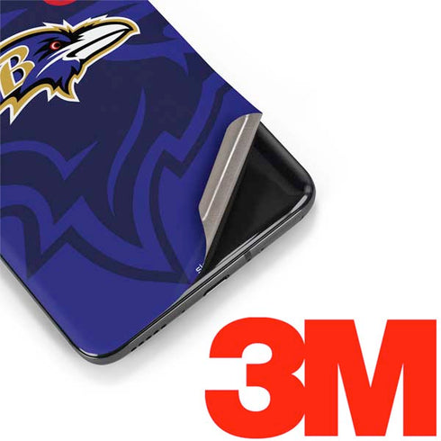 NFL Baltimore Ravens Double Vision OnePlus 7 Pro Skin