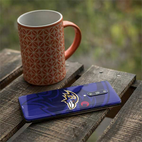 NFL Baltimore Ravens Double Vision OnePlus 7 Pro Skin