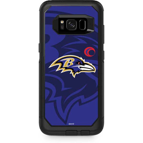 NFL Baltimore Ravens Double Vision Otterbox Commuter Galaxy Skin