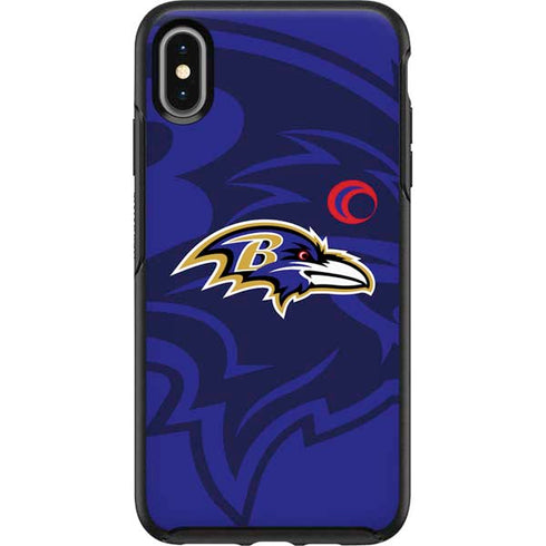 NFL Baltimore Ravens Double Vision Otterbox Symmetry iPhone Skin