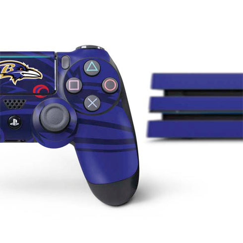 NFL Baltimore Ravens Double Vision PS4 Pro Bundle Skin